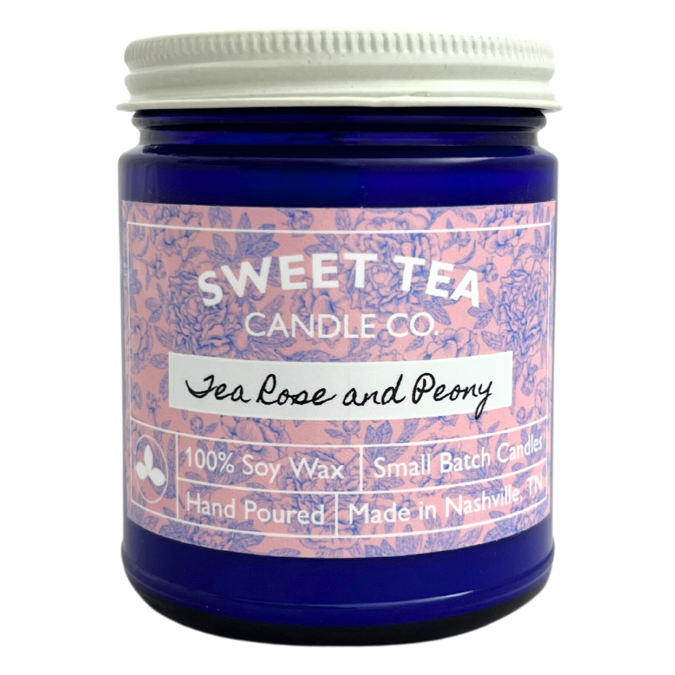 Rose and Peony Candle