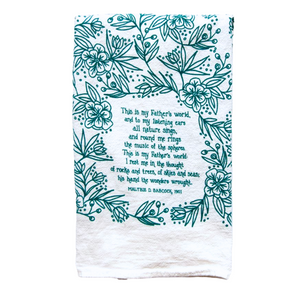 This is My Father’s World Hymn Tea Towel