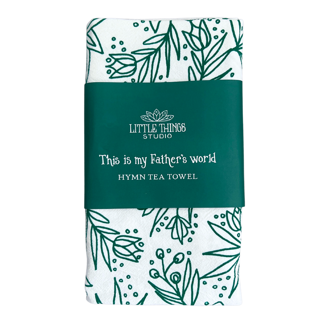 This is My Father’s World Hymn Tea Towel