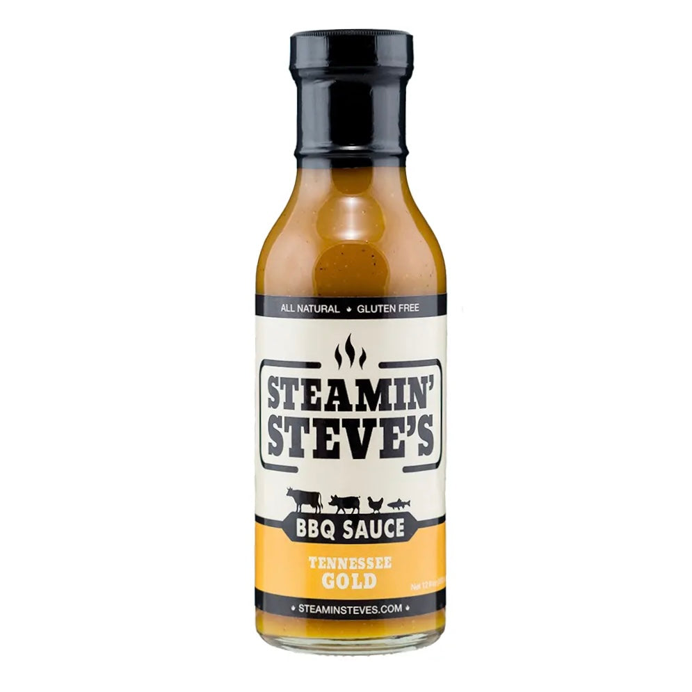 12 oz of honey mustard bbq sauce in glass jar. 