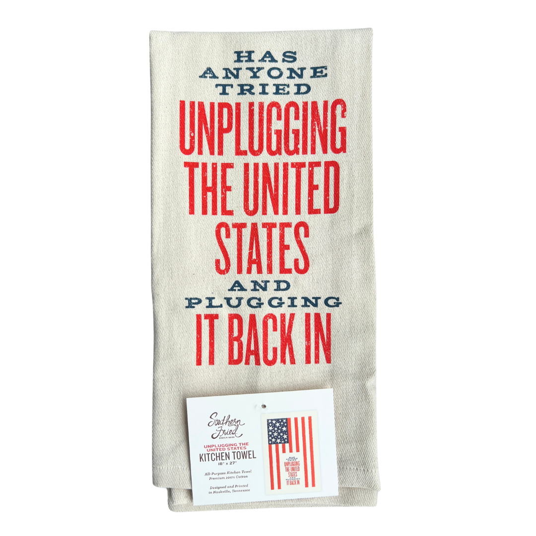 Has Anyone Tried Unplugging the United States Kitchen Towel