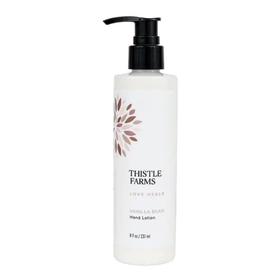 8 fl oz hand lotion in pump bottle. 