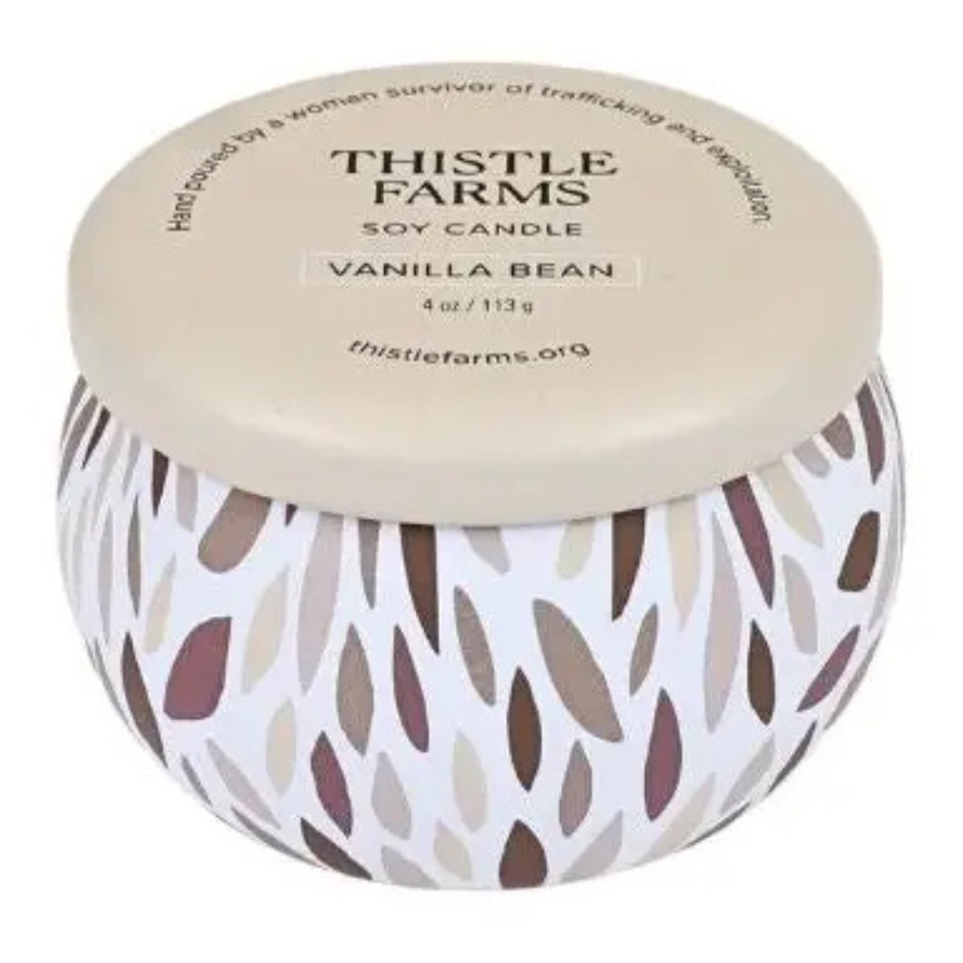 4 oz. candle is made from 100% pure soy wax.