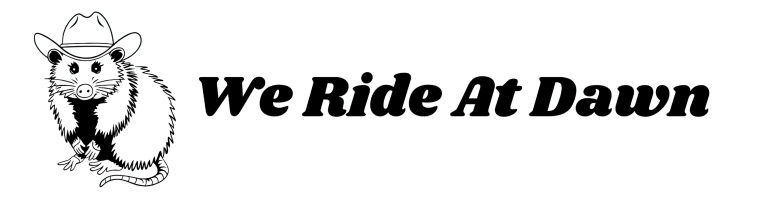 We Ride At Dawn Bumper Sticker
