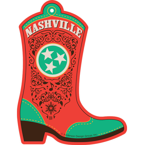 Nashville Tristar Boot Ornament