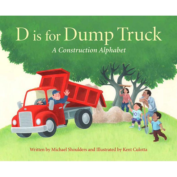 D is for Dump Truck book by Tennessee based artist Michael Shoulders. 