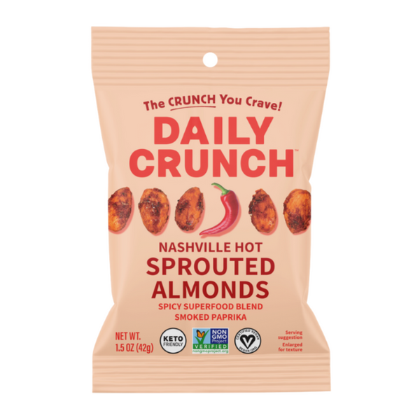 Daily Crunch Travel Size Flavored Almonds | Daily Crunch - Made in TN