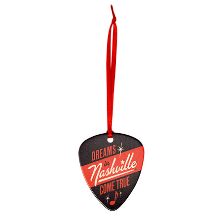 Dreams Come True Nashville Guitar Pick Ornament