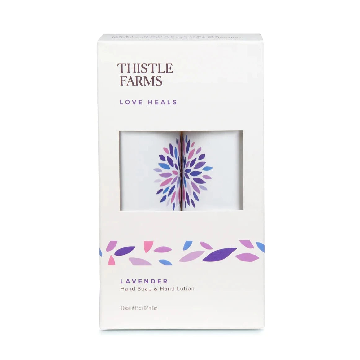 Hand Care Duo Set with Liquid Hand Soap and Moisturizing Lotion in Lavender.