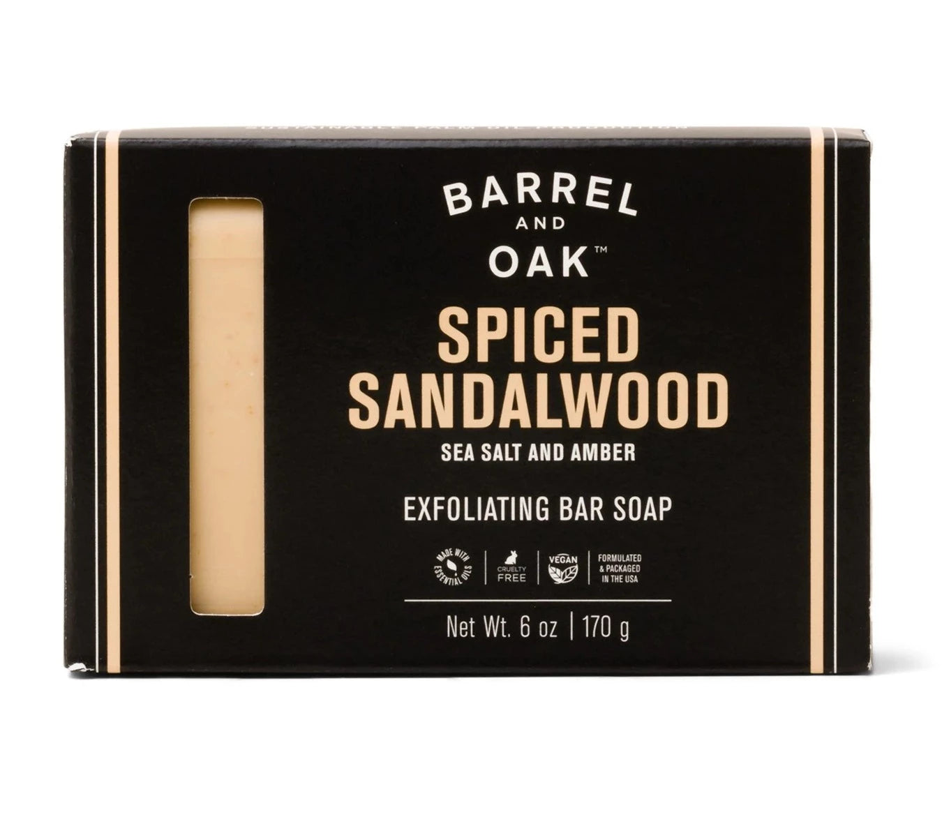 Spiced Sandalwood Exfoliating Bar Soap