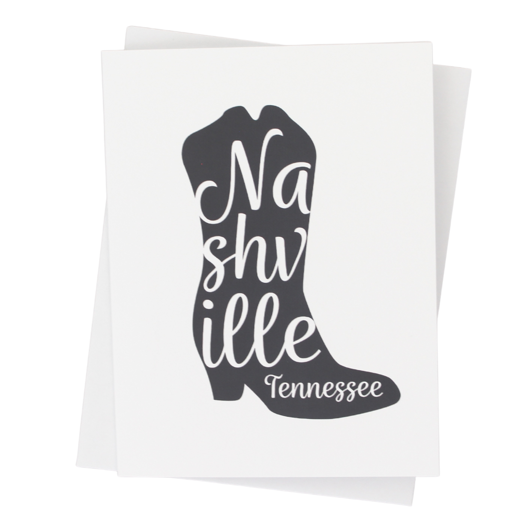 Nashville Boot Greeting Card