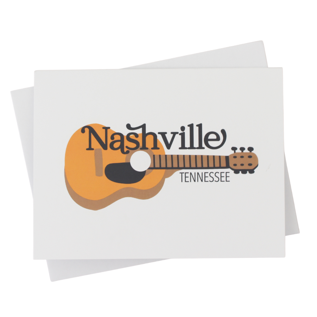 Nashville Guitar Greeting Card