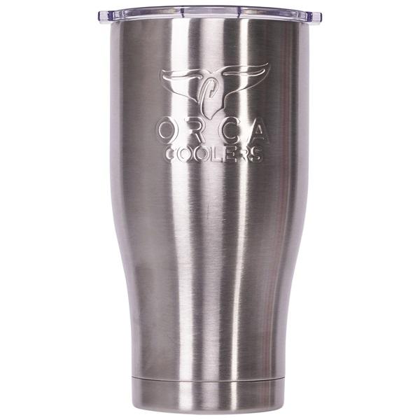 ORCA Chaser 16oz Tumbler – Stainless Steel Insulated Cup With Spill-Proof Whale Tail Lid, Dishwasher Safe
