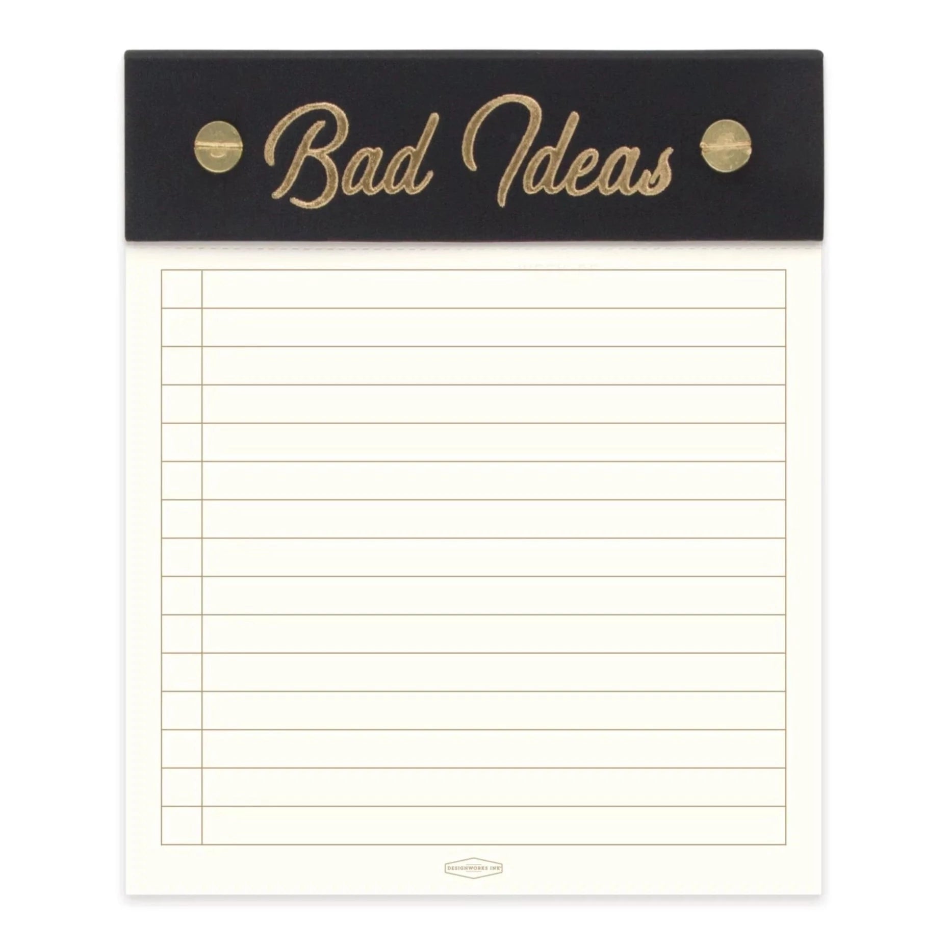 Bad Ideas Post Bound Notepad