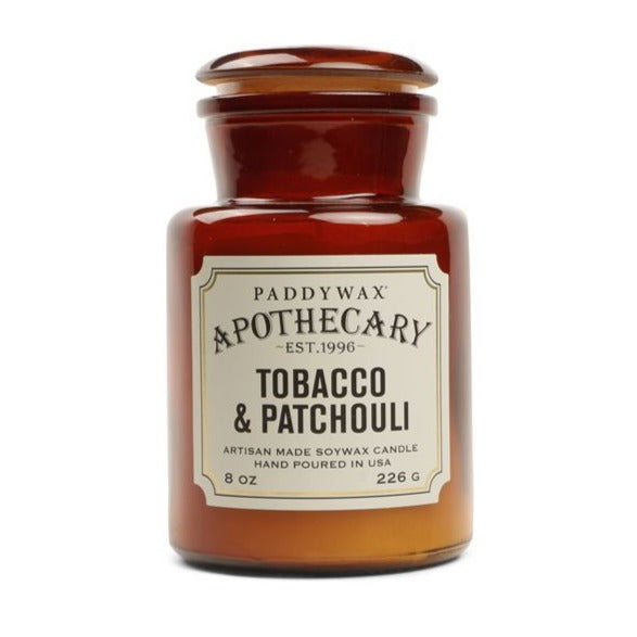 Tobacco & Patcholi Apothecary Candle
