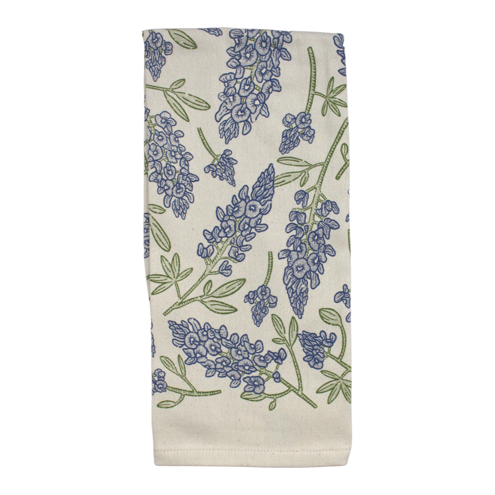 Bluebonnet Flower Kitchen Towel