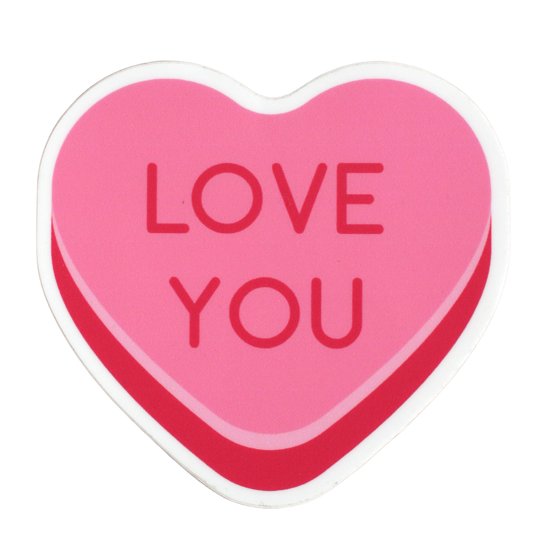 Candy Heart Sticker