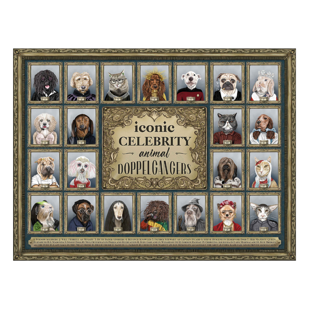 Iconic Celebrity Animal Doppelgangers Puzzle