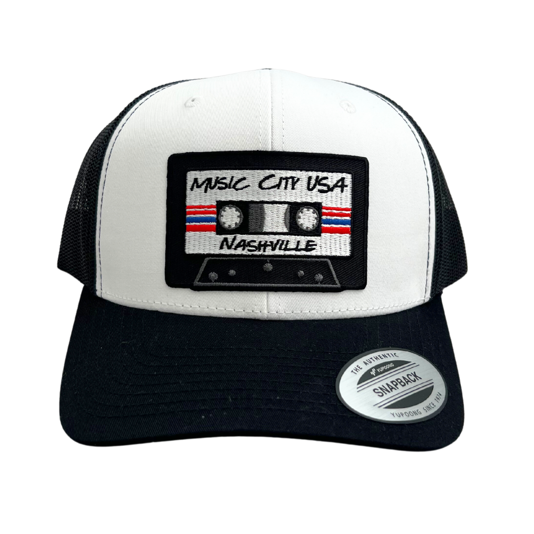 Music City Nashville Cassette Trucker Hat