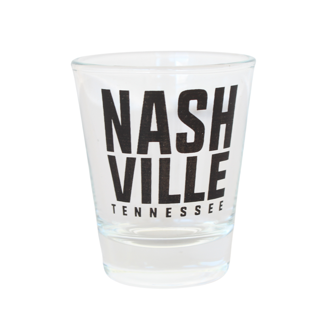 Simple Nashville, Tennessee design on a shot glass. From Cotton Mule. Makes for a great memento to remember your time in the Music City. Made in Tennessee.