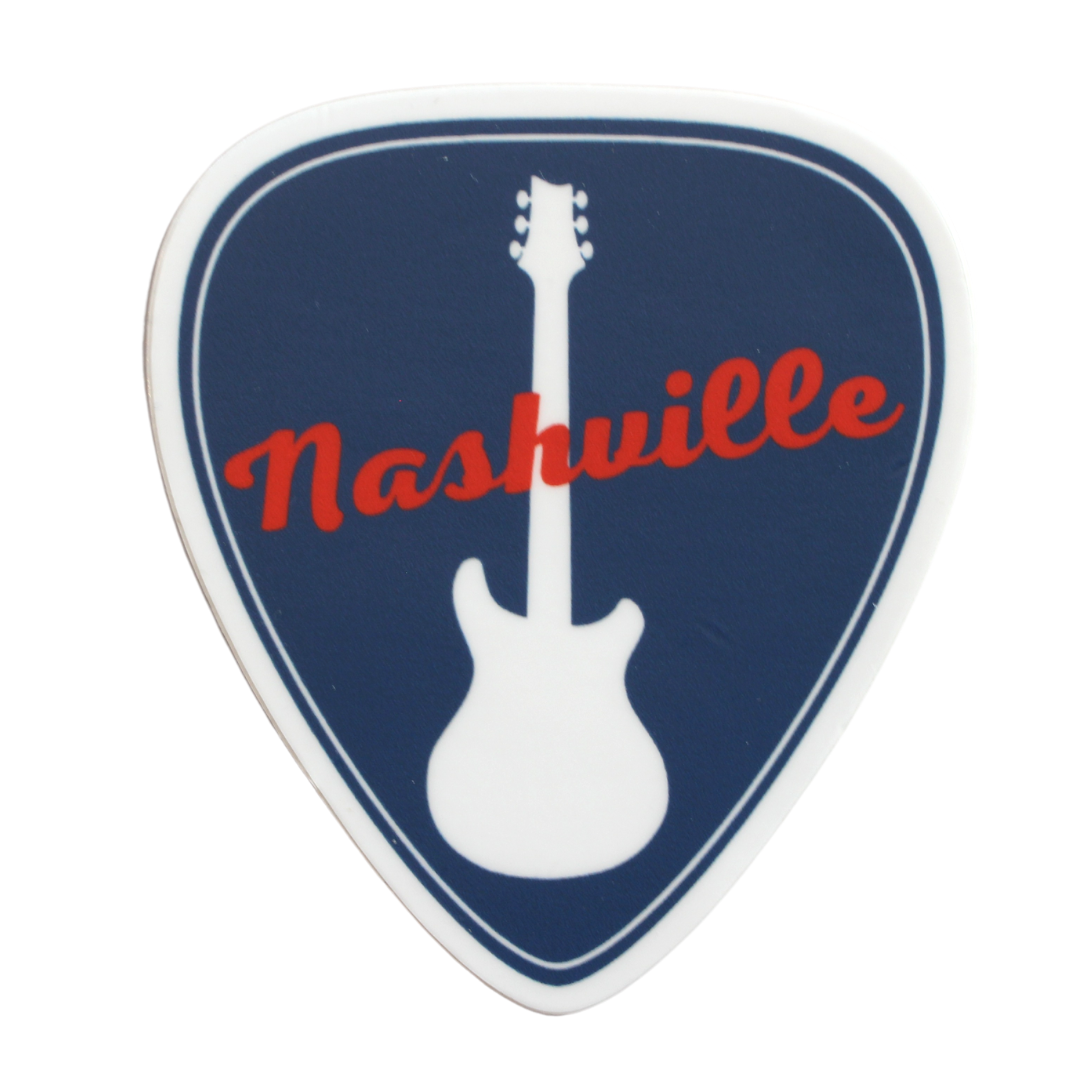 Nashville Guitar Pick Sticker