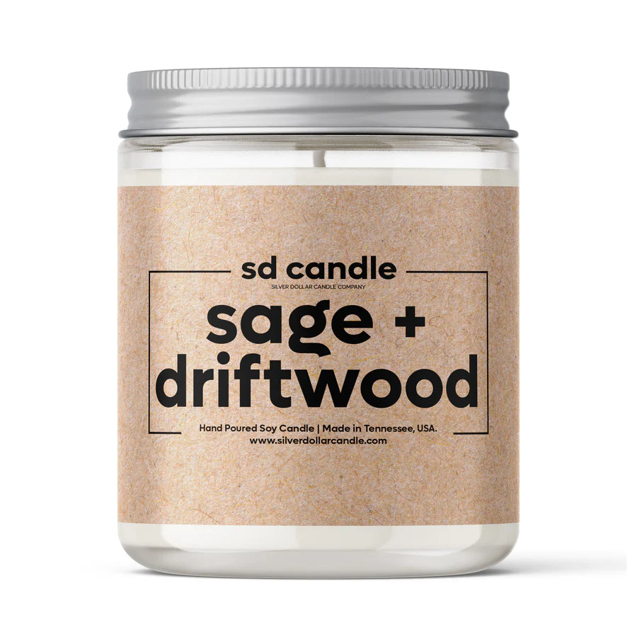 Sage and Driftwood Candle
