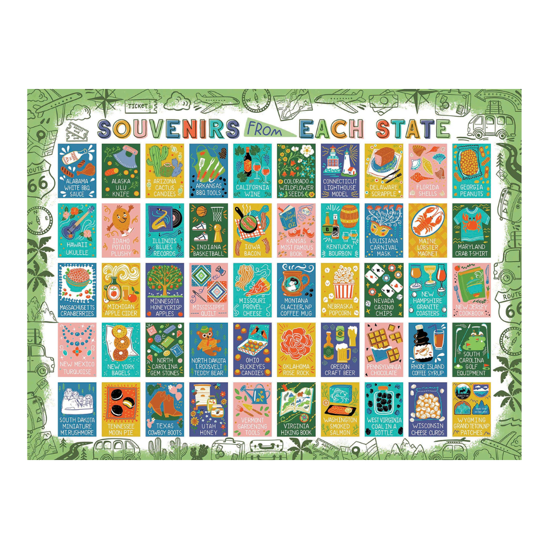 500 piece jigsaw puzzle.