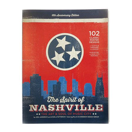 Hardcover coffee table book by Anderson Design Group, "The Spirit of Nashville Book".