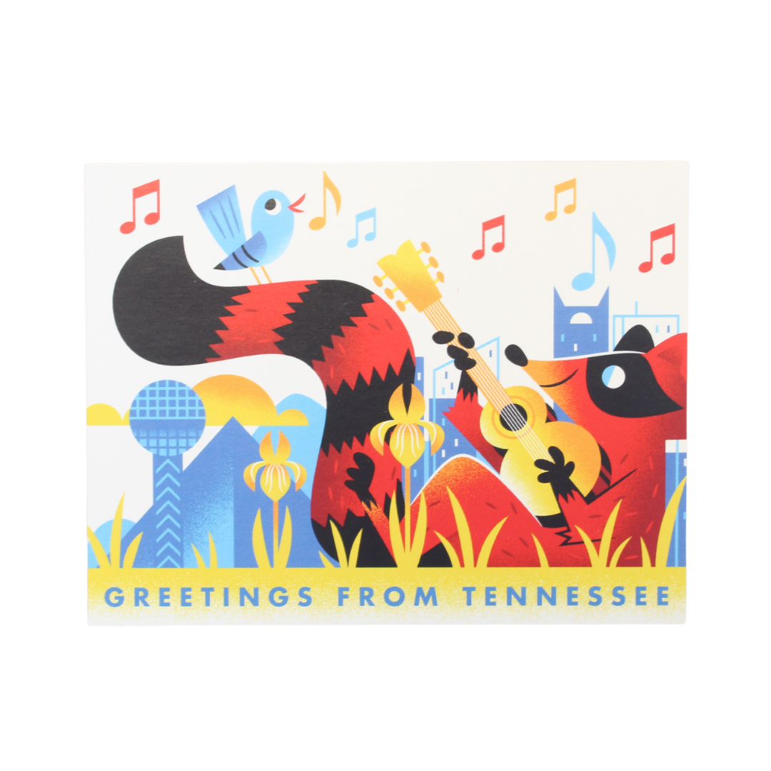 Greetings From Tennessee Postcard